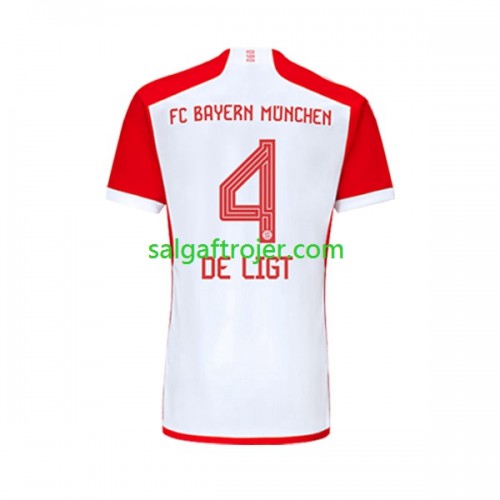 Bayern München Matthijs de Ligt 4 Fodboldtrøjer Hjemmebanesæt 2023/24 Kort ærmer Bayern München Matthijs de Ligt 4 Fodboldtrøjer Hjemmebanesæt 2023/24 Kort ærmer